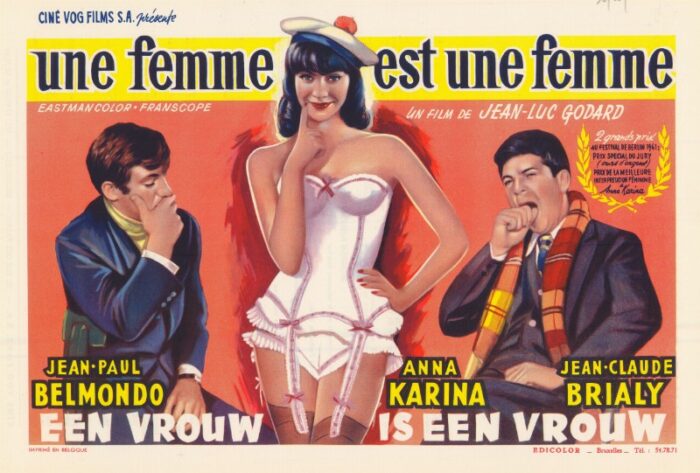 Repro 30x40cm - UNE FEMME EST UNE FEMME - Belge