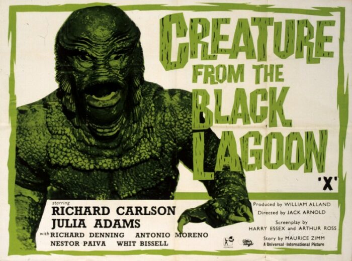 Repro 30x40cm - ETRANGE CREATURE DU LAC NOIR (l') - Anglaise