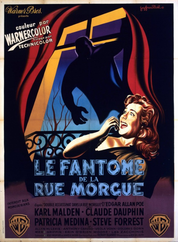 Repro 30x40cm - FANTOME DE LA RUE MORGUE - Française