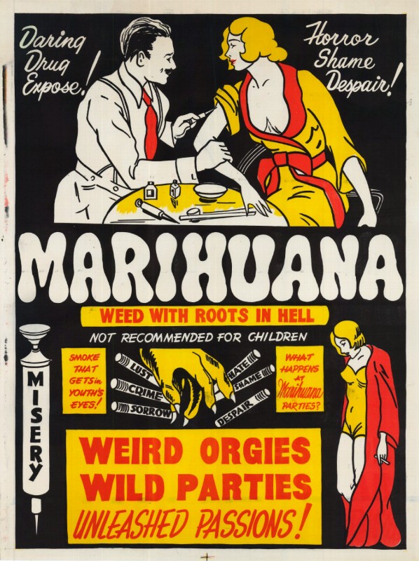 Repro 30x40cm - MARIHUANA - U.S.
