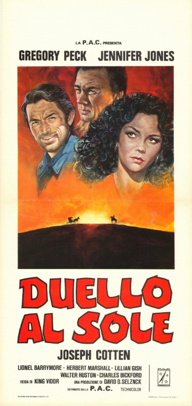 Repro 30x40cm - DUEL AU SOLEIL - Italienne B