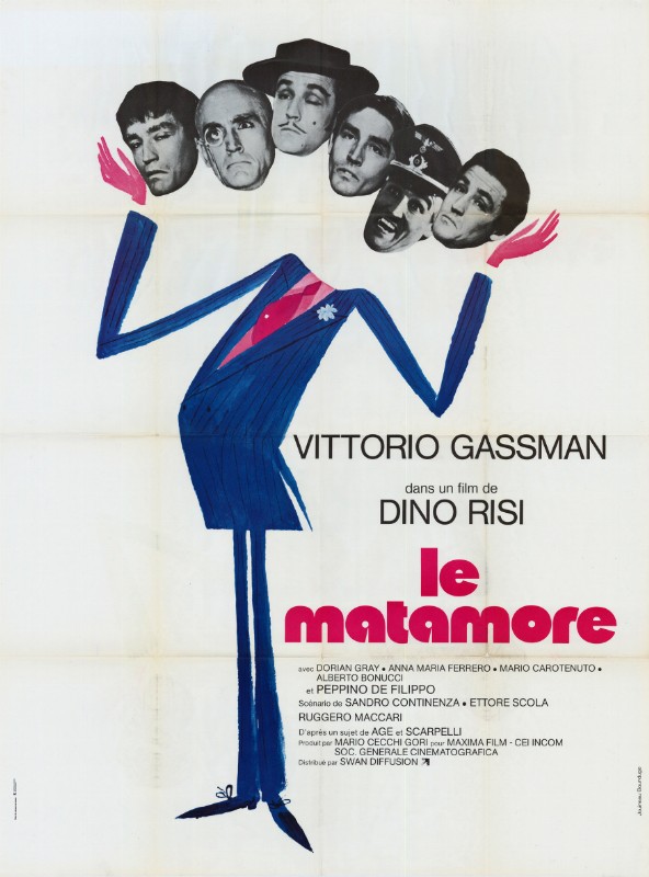 Affiche - HOMME AUX CENT VISAGES (l') - MATAMORE (le) - Ressortie 120x160cm