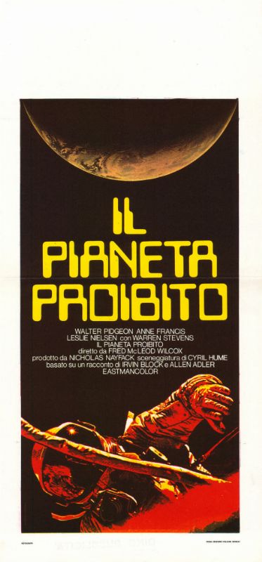 Affiche - PLANETE INTERDITE - Ressortie 33x71cm