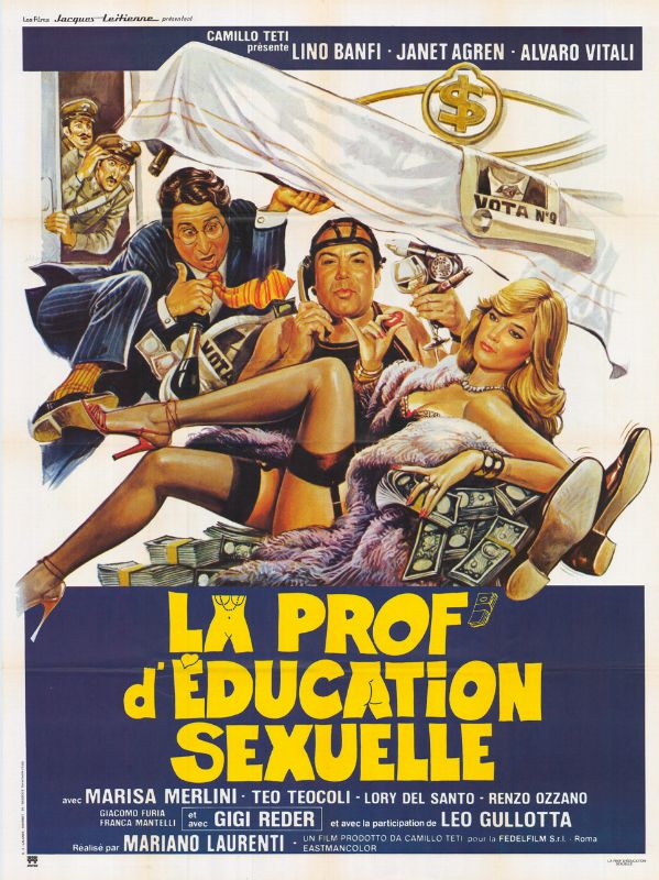 Affiche - PROF D'EDUCATION SEXUELLE (la) - 120x160cm