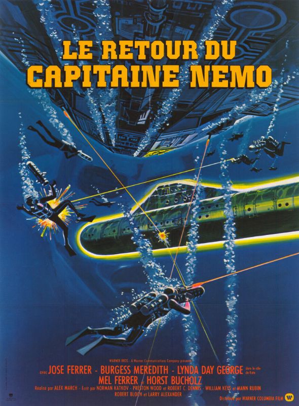 Repro 30x40cm - RETOUR DU CAPITAINE NEMO (le) - Française