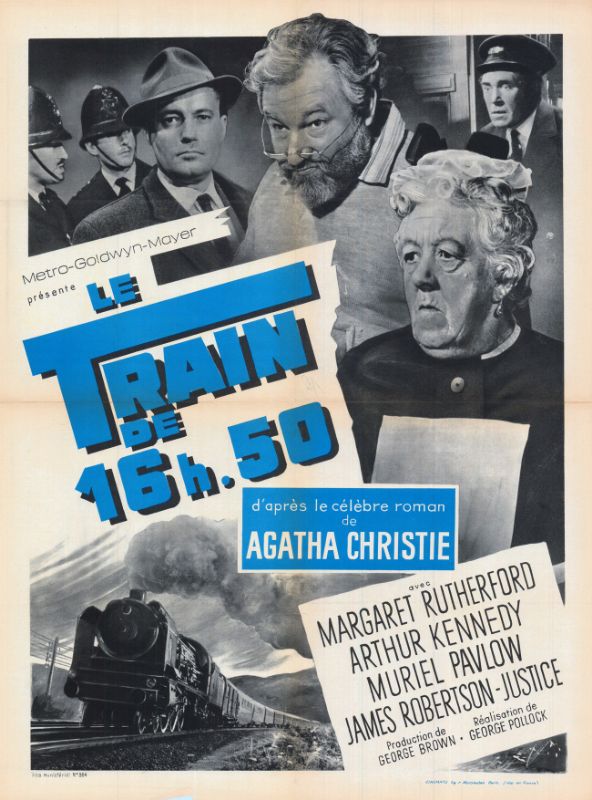 Repro 30x40cm - TRAIN DE 16h50 (le) - Française