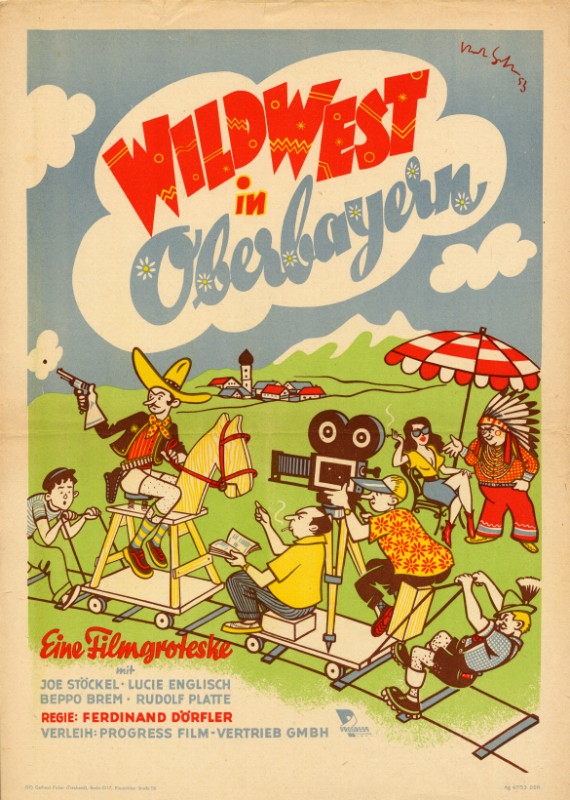 Repro 30x40cm - WILDWEST IN OBERBAYERN - R.D.A.