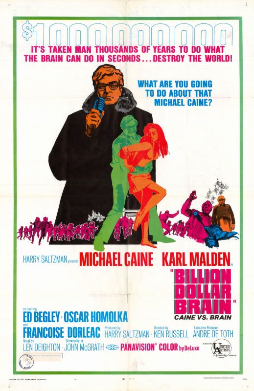 Affiche - UN CERVEAU D'UN MILLIARD DE $ - 70x105cm