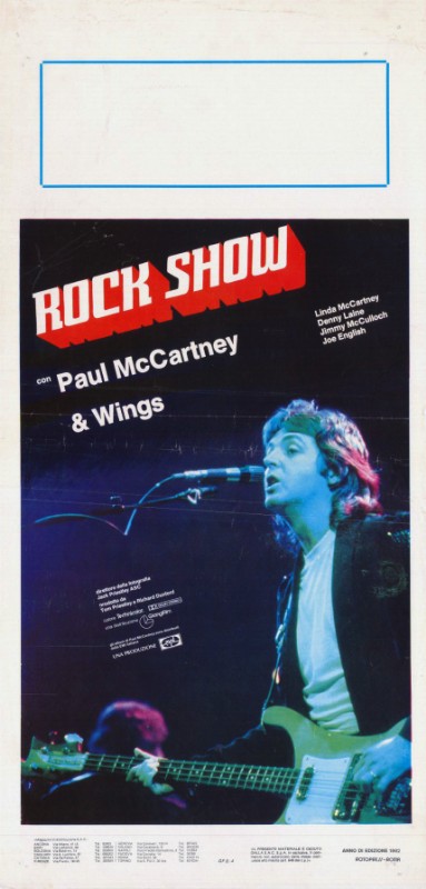 Affiche - ROCKSHOW - 33x71cm