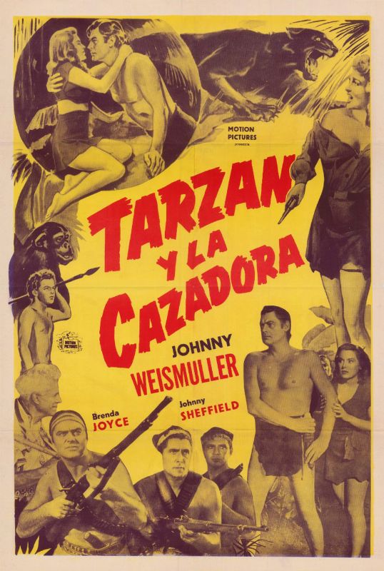 Affiche - TARZAN ET LA CHASSERESSE - Ressortie 50x70cm