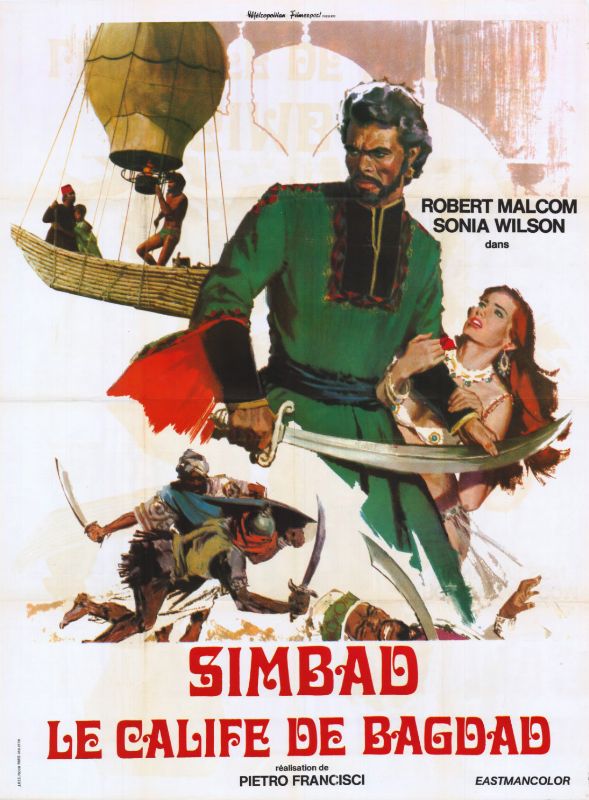 Affiche - SIMBAD ET LE CALIFE DE BAGDAD - 120x160cm