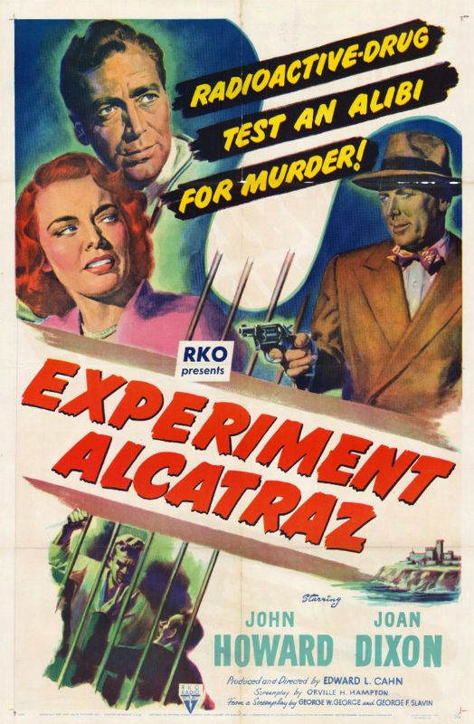 Repro 30x40cm - EXPERIMENT ALCATRAZ - U.S.