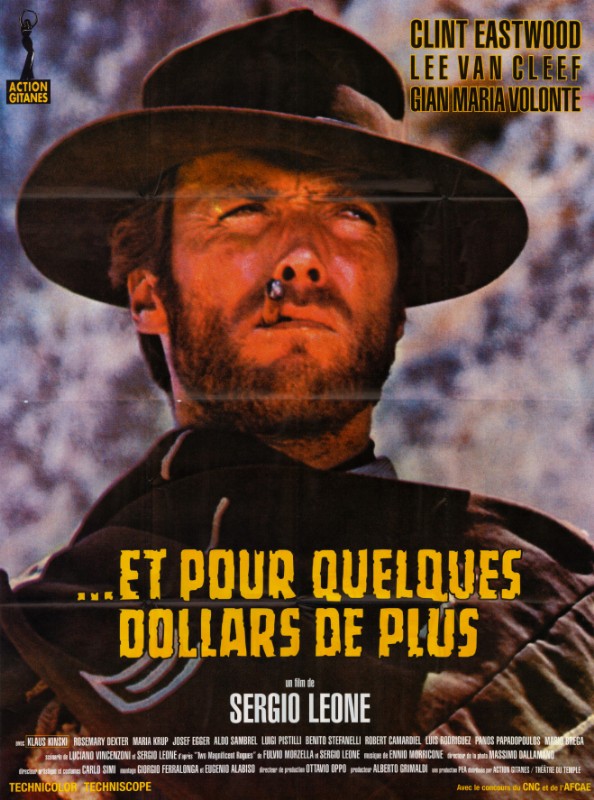 Affiche - ET POUR QUELQUES $ DE PLUS - Ressortie 120x160cm