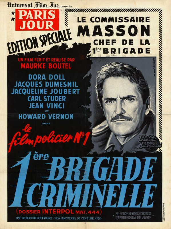 Affiche - PREMIERE BRIGADE CRIMINELLE - 60x80cm