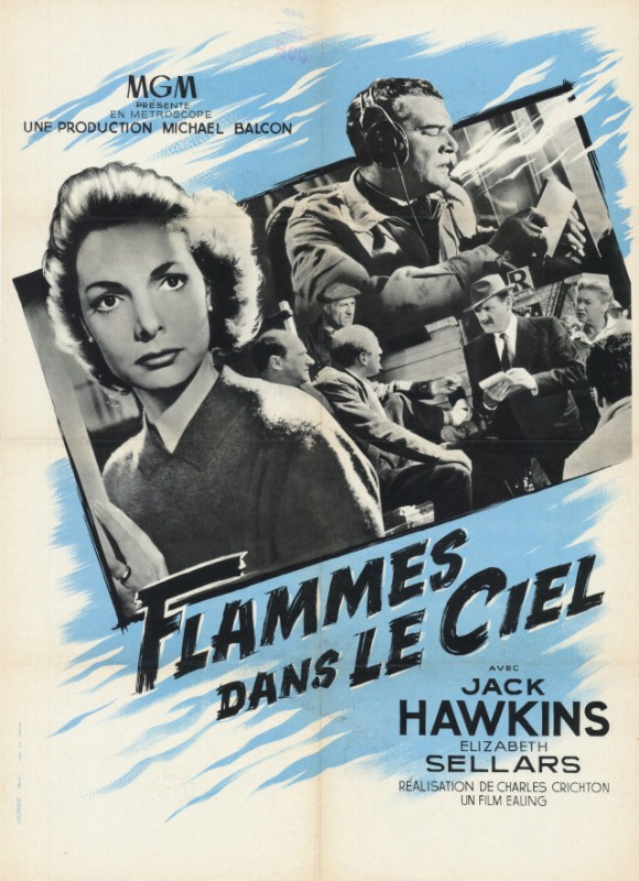Repro 30x40cm - FLAMMES DANS LE CIEL - Française