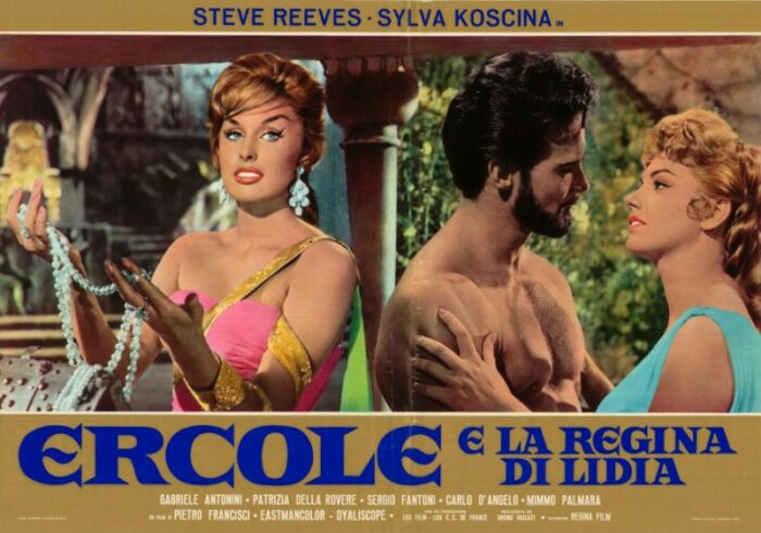 Affiche - HERCULE ET LA REINE DE LYDIE - 45x55cm D