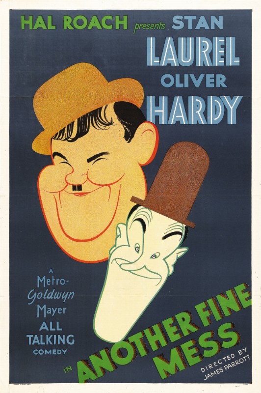 Repro 30x40cm - ANOTHER FINE MESS - U.S.