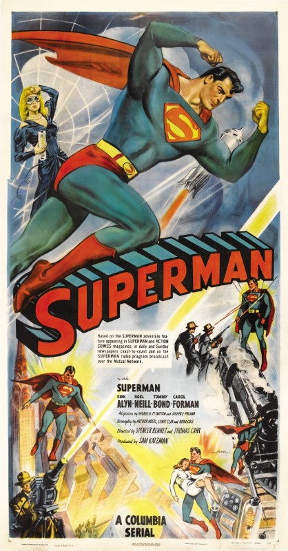 Repro 30x40cm - SUPERMAN - U.S.