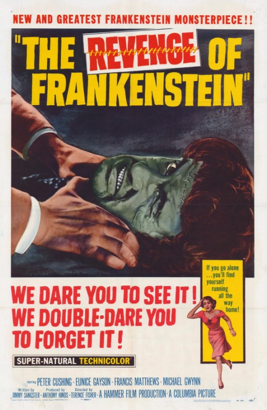 Repro 30x40cm - REVANCHE DE FRANKENSTEIN (la) - U.S.