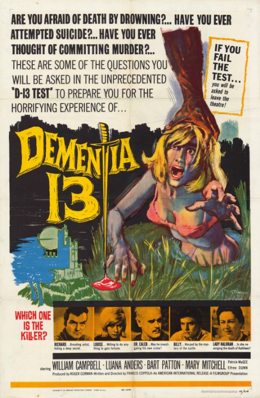 Repro 30x40cm - DEMENTIA 13 - U.S.