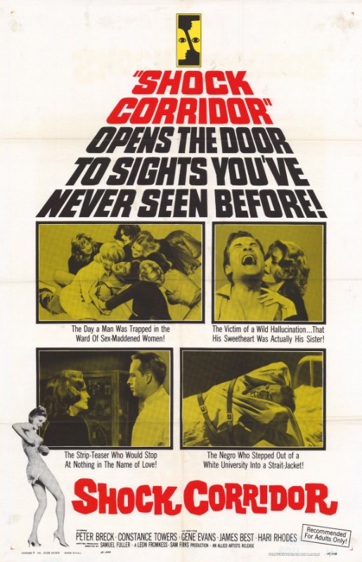 Repro 30x40cm - SHOCK CORRIDOR - U.S.