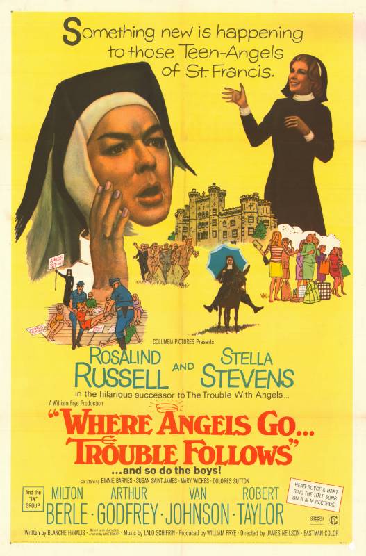 Affiche - WHERE ANGELS GO… TROUBLE FOLLOWS - 70x105cm