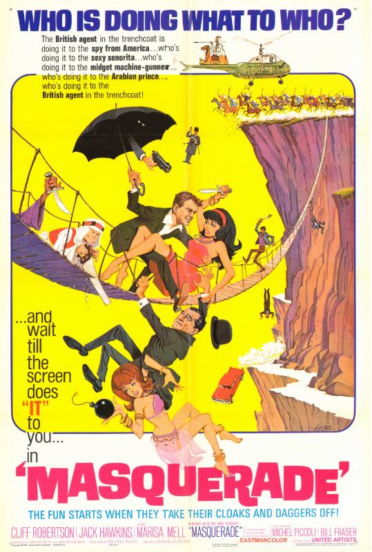 Affiche - DOUBLES MASQUES... ET AGENTS DOUBLES - 70x105cm