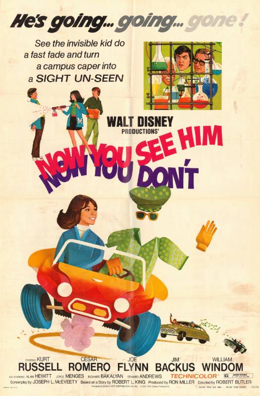 Affiche - NOW YOU SEE HIM NOW YOU DON'T - 70x105cm
