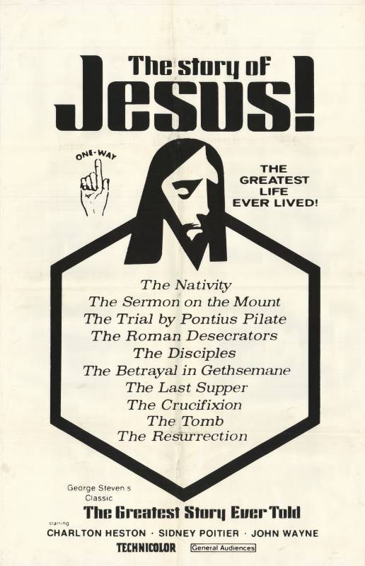 Affiche - PLUS GRANDE HISTOIRE JAMAIS CONTEE (LA) - Ressortie 70x105cm