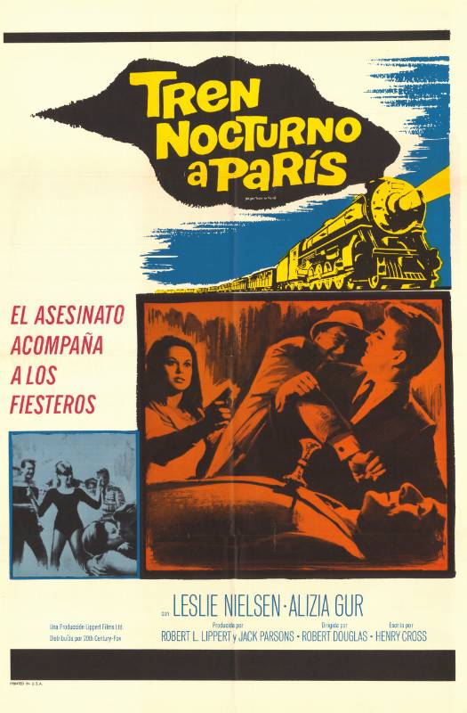 Affiche - NIGHT TRAIN TO PARIS - 70x105cm
