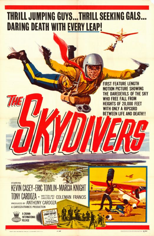 Repro 30x40cm - SKYDIVERS (the) - U.S.