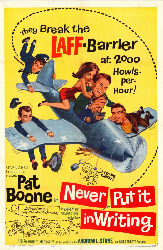 Affiche - NEVER PUT IT IN WRITING - 70x105cm