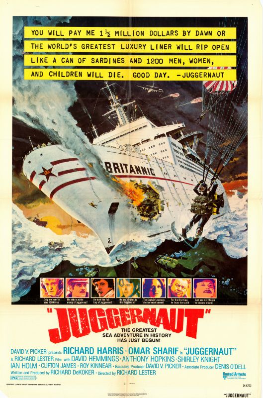 Affiche - TERREUR SUR LE BRITANNIC - 70x105cm