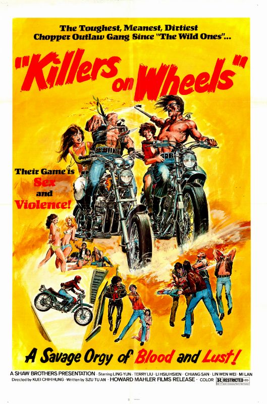 Repro 30x40cm - KILLERS ON WHEELS - U.S.