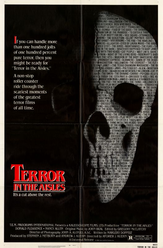 Affiche - TERROR IN THE AISLES - 70x105cm