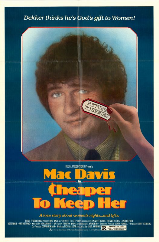 Affiche - CHEAPER TO KEEP HER - 70x105cm B