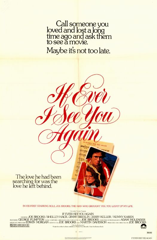 Affiche - IF EVER I SEE YOU AGAIN - 70x105cm