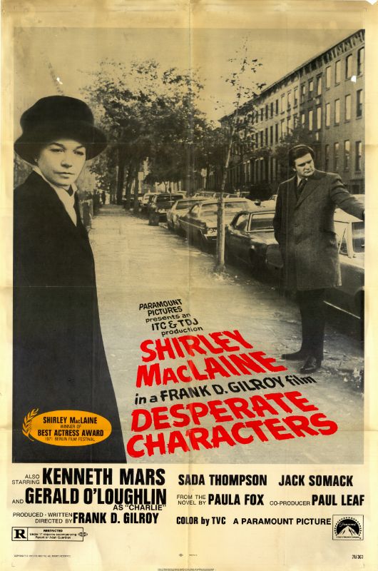 Affiche - DESPERATE CHARACTERS - 70x105cm
