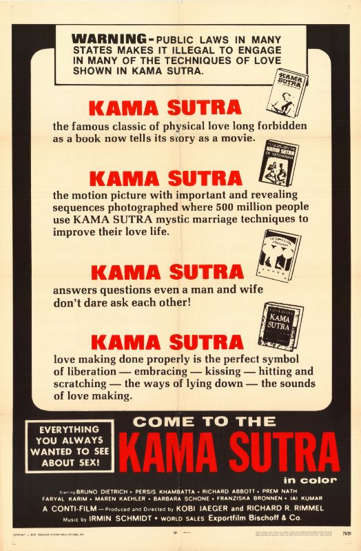 Affiche - KAMASUTRA -VOLLENDUNG DER LIEBE - 70x105cm