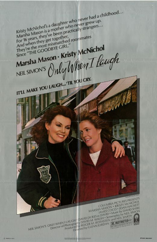 Affiche - ONLY WHEN I LAUGH - 70x105cm