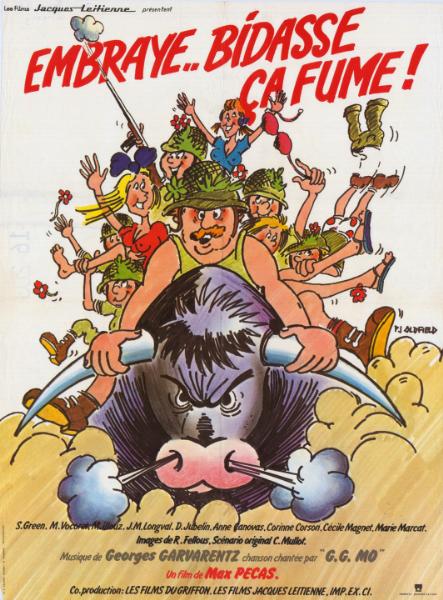 Affiche - EMBRAYE BIDASSE, CA FUME ! - 60x80cm