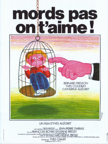 Affiche - MORDS PAS ON T'AIME - 40x55cm