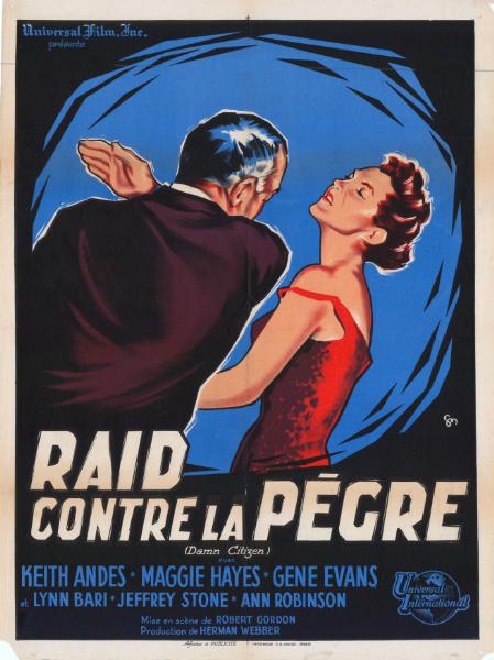 Repro 30x40cm - RAID CONTRE LA PEGRE - Française
