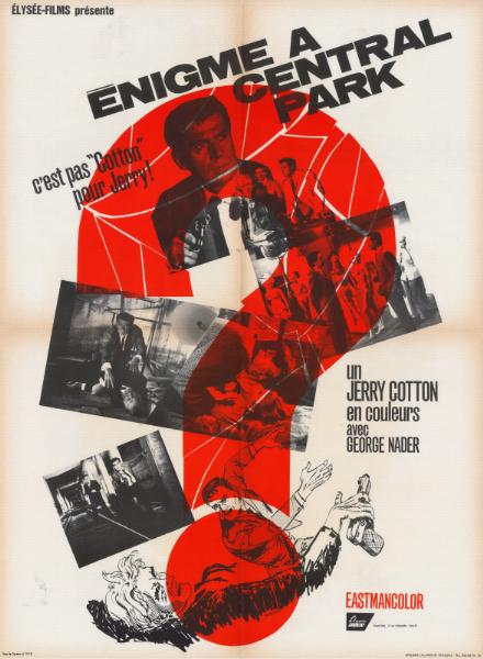 Affiche - ENIGME A CENTRAL PARK - 60x80cm