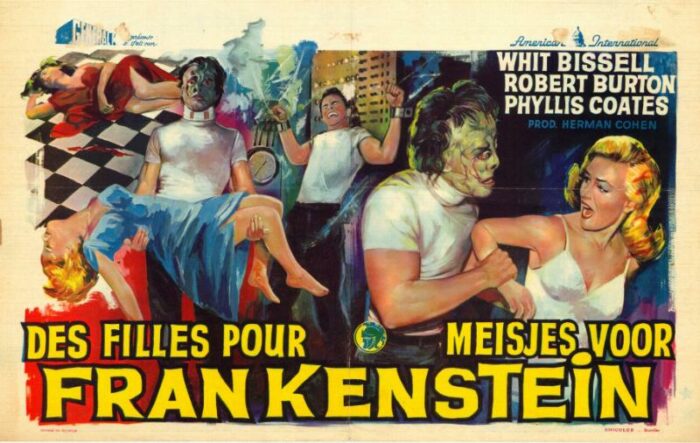 Repro 30x40cm - I WAS A TEENAGE FRANKENSTEIN - Belge
