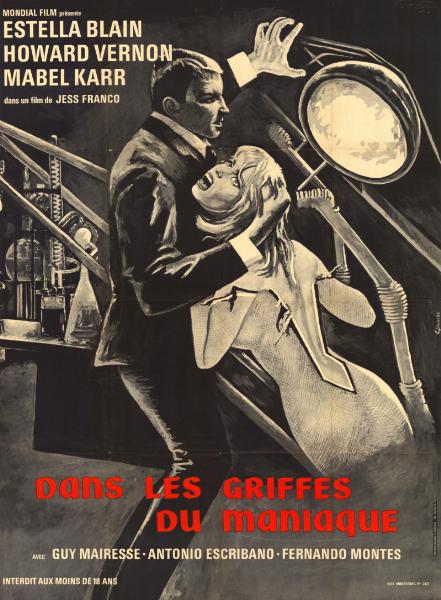 Repro 30x40cm - DANS LES GRIFFES DU MANIAQUE - Française