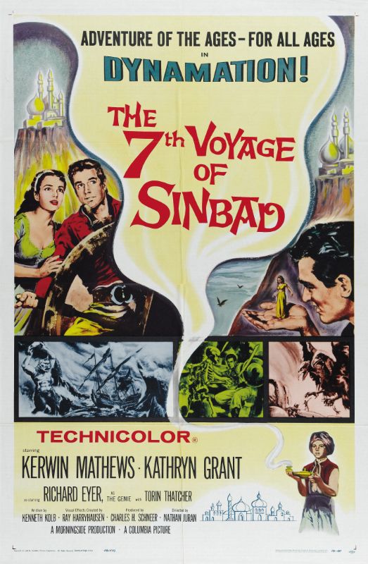 Repro 30x40cm - SEPTIEME VOYAGE DE SINBAD (le) - U.S.