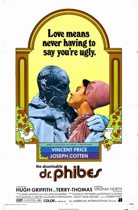 Repro 30x40cm - ABOMINABLE DOCTEUR PHIBES (l') - U.S.