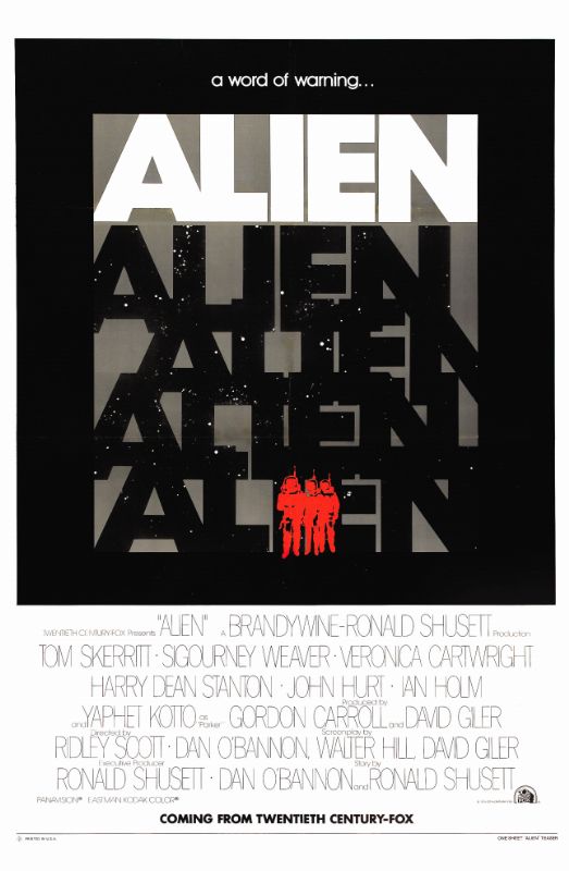 Repro 30x40cm - ALIEN - U.S.