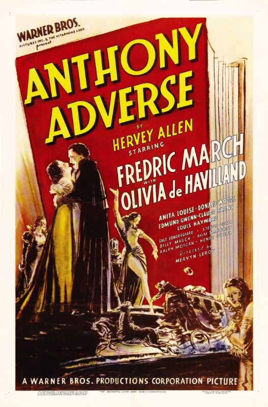 Repro 30x40cm - ANTHONY ADVERSE - U.S.
